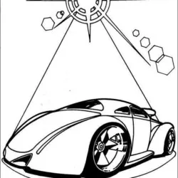 Hot Wheels para imprimir e colorir