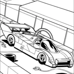 Hot Wheels para imprimir e colorir