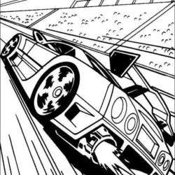 Hot Wheels para imprimir e colorir