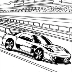 Hot Wheels para imprimir e colorir