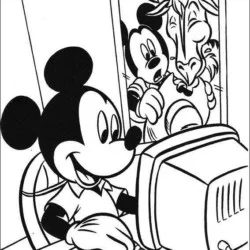 Mickey para imprimir e colorir