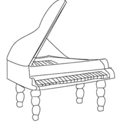 Musica para imprimir e colorir
