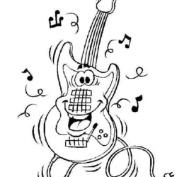 Musica para imprimir e colorir