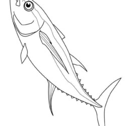 90 Desenhos de Peixes para Colorir e Imprimir