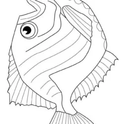 Peixes para imprimir e colorir