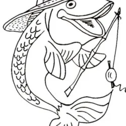 Peixes para imprimir e colorir