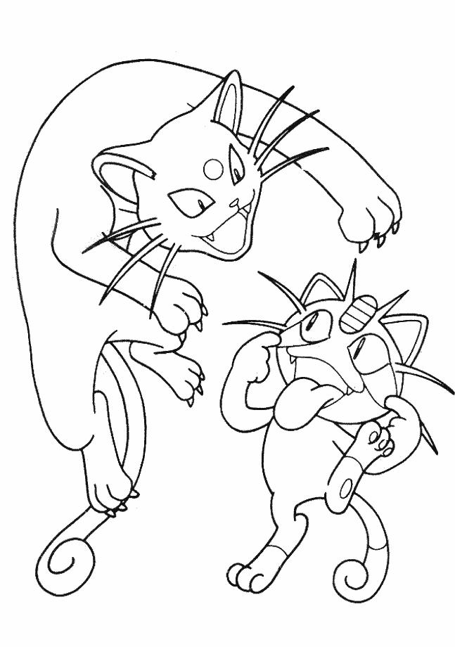 Pokemon desenho para colorir