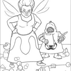 Shrek para imprimir e colorir