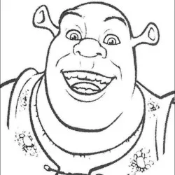 Shrek para imprimir e colorir