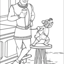 Shrek para imprimir e colorir