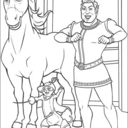 Shrek para imprimir e colorir