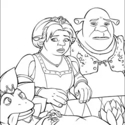 Shrek para imprimir e colorir