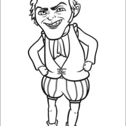 Shrek para imprimir e colorir