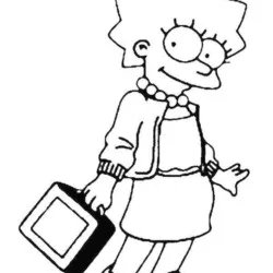 Simpsons para imprimir e colorir