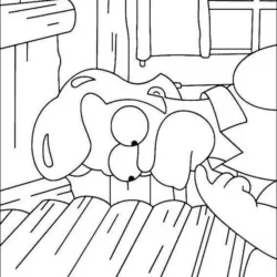 Simpsons para imprimir e colorir