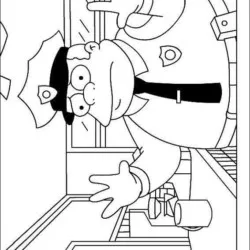 Simpsons para imprimir e colorir