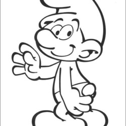 Desenho de Smurf médico para colorir - Tudodesenhos