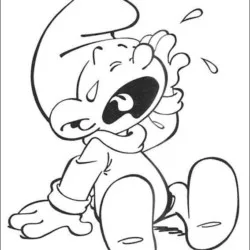 Smurfs para imprimir e colorir