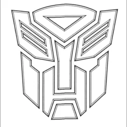 Transformers para imprimir e colorir
