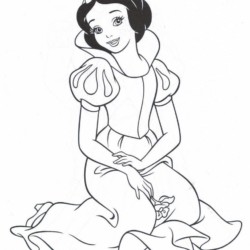 105 Desenhos da Branca de Neve para Colorir e Imprimir