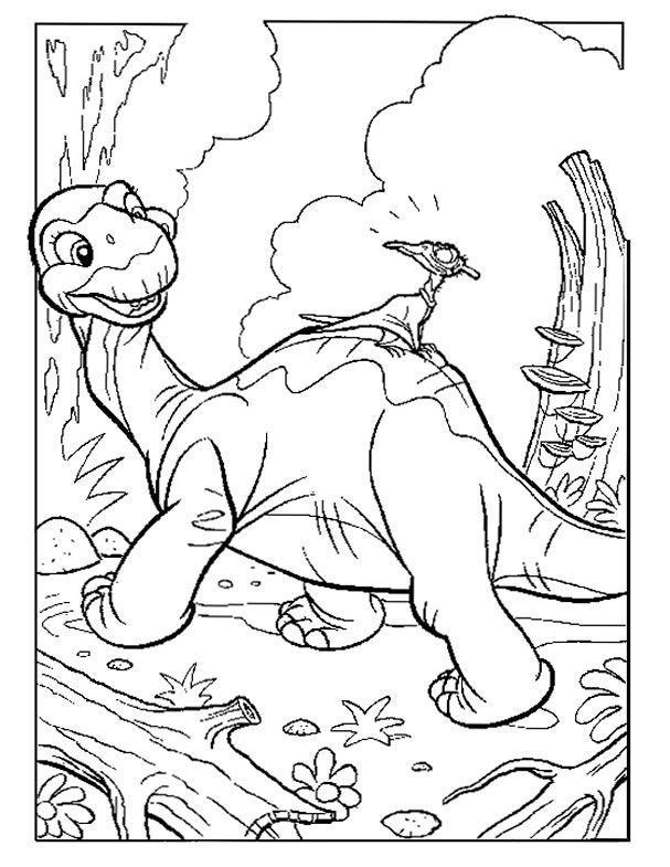 desenho de dinossauros para colorir