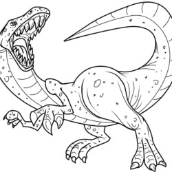 Desenhos para Colorir e Pintar - Dinossauros - Desenhos Para Colorir