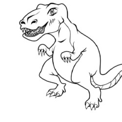 ▷ Desenhos de Dinossauros para colorir