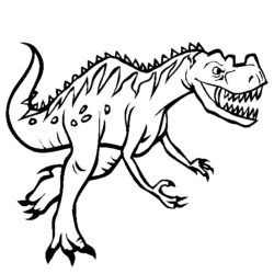 desenho de dinossauro para colorir 17673976 Vetor no Vecteezy