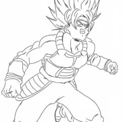 Dragon Ball Z para imprimir e colorir