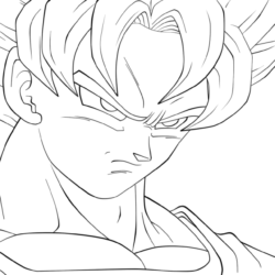 Desenhos do Dragon Ball Z para Imprimir e Colorir