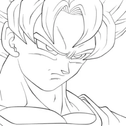 Dragon Ball Z para imprimir e colorir