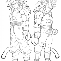 Desenhos do Dragon Ball Z para Imprimir e Colorir