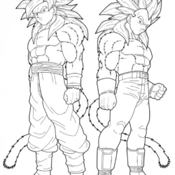 Dragon Ball Z para imprimir e colorir
