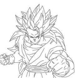 Imprimir para colorir e pintar o desenho Dragon Ball Z - 819