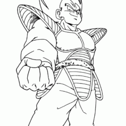 Desenhos para colorir de Dragon Ball Z Piccolo - Imprimível grátis