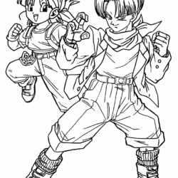 78+ Desenhos do Dragon Ball Z para Imprimir e Colorir