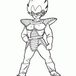 Desenhos para colorir de Son Goku Dragon Ball Z - Desenhos para colorir  grátis para imprimir