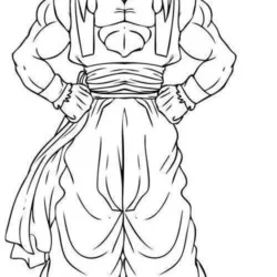 Dragon Ball Z para imprimir e colorir