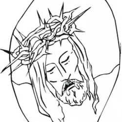 Jesus para imprimir e colorir