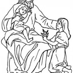 Jesus para imprimir e colorir