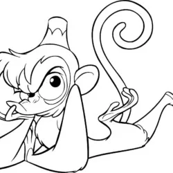 Macacos para imprimir e colorir