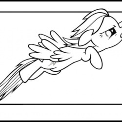 Como desenhar e pintar Rainbow Dash de My Little Pony 