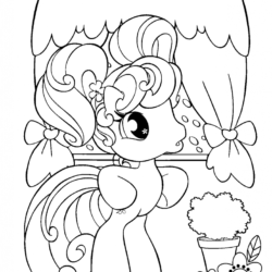 My Little Pony - Prancheta para colorir