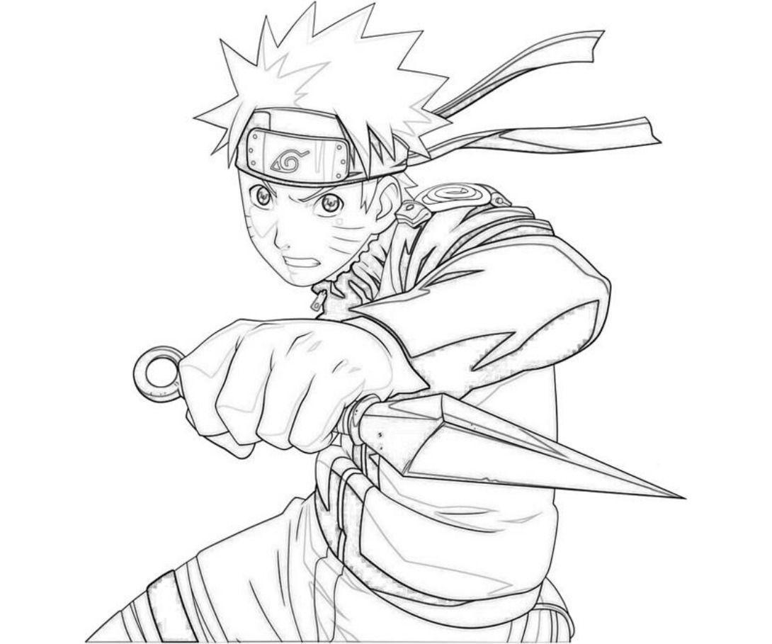 desenho do naruto facil