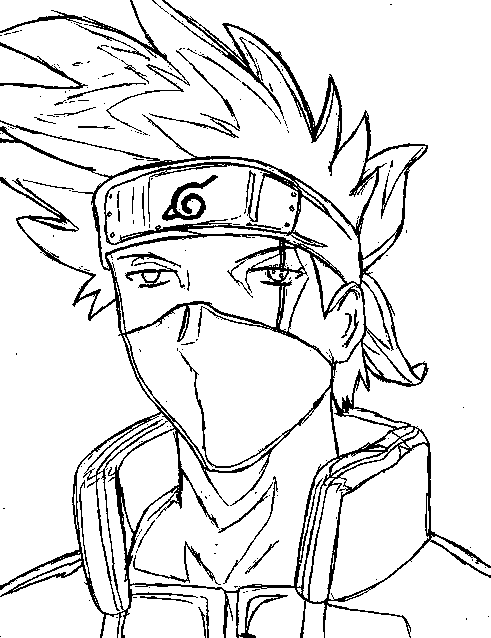 desenhos para colorir do naruto