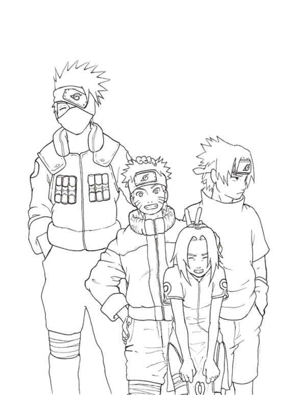 desenho do naruto para desenhar