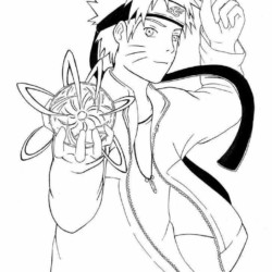 Desenho de Naruto enfurecido para Colorir - Colorir.com