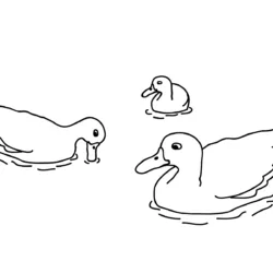 Patinhos para imprimir e colorir
