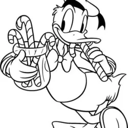 Pato Donald para imprimir e colorir