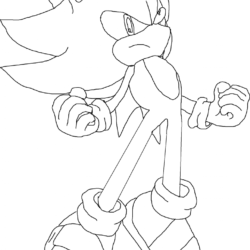 Desenhos do Sonic para Imprimir e Colorir